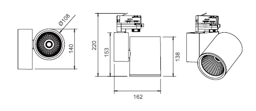 High CRI Led Track Light