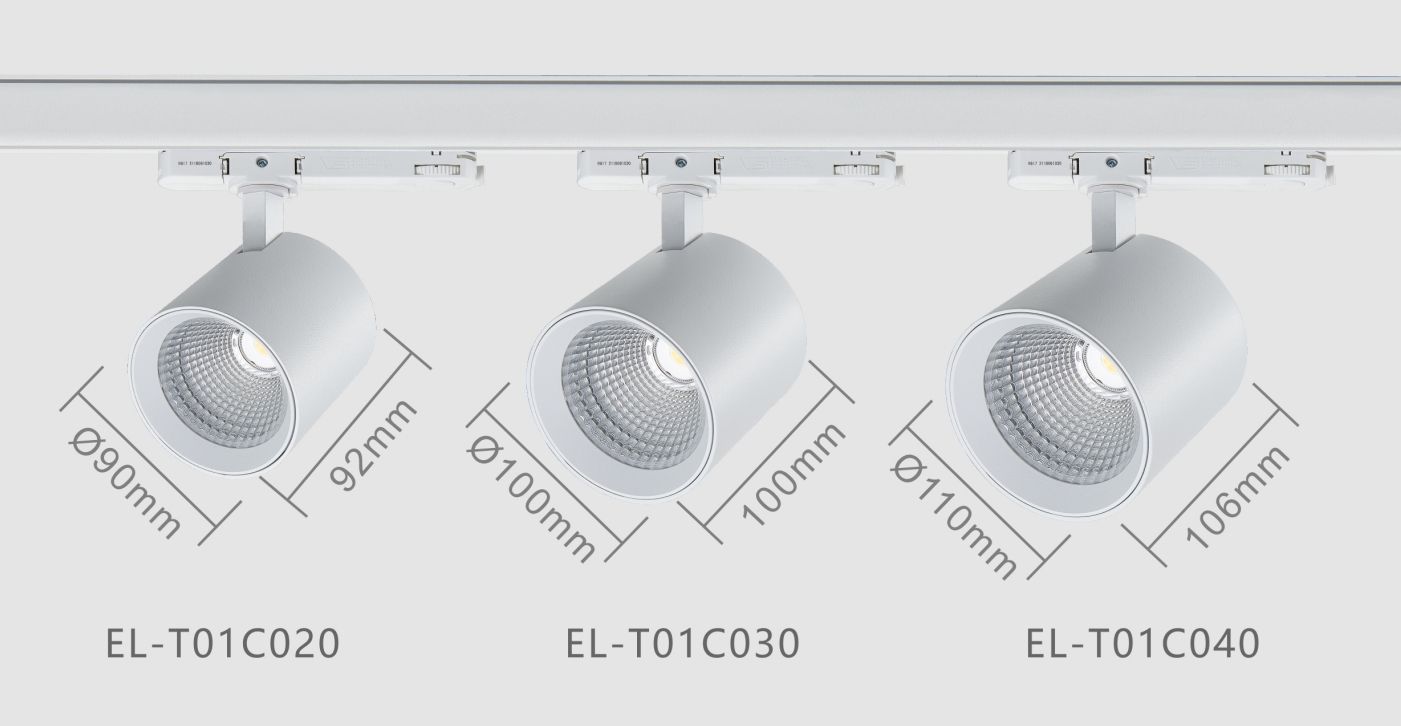 High CRI LED TRACK LIGHT EL-T01C020